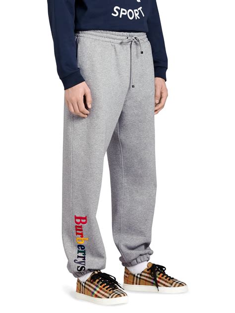 burberry sweatpants grey ssense|burberry fw24 sneakers.